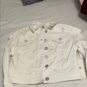 Denim white jacket